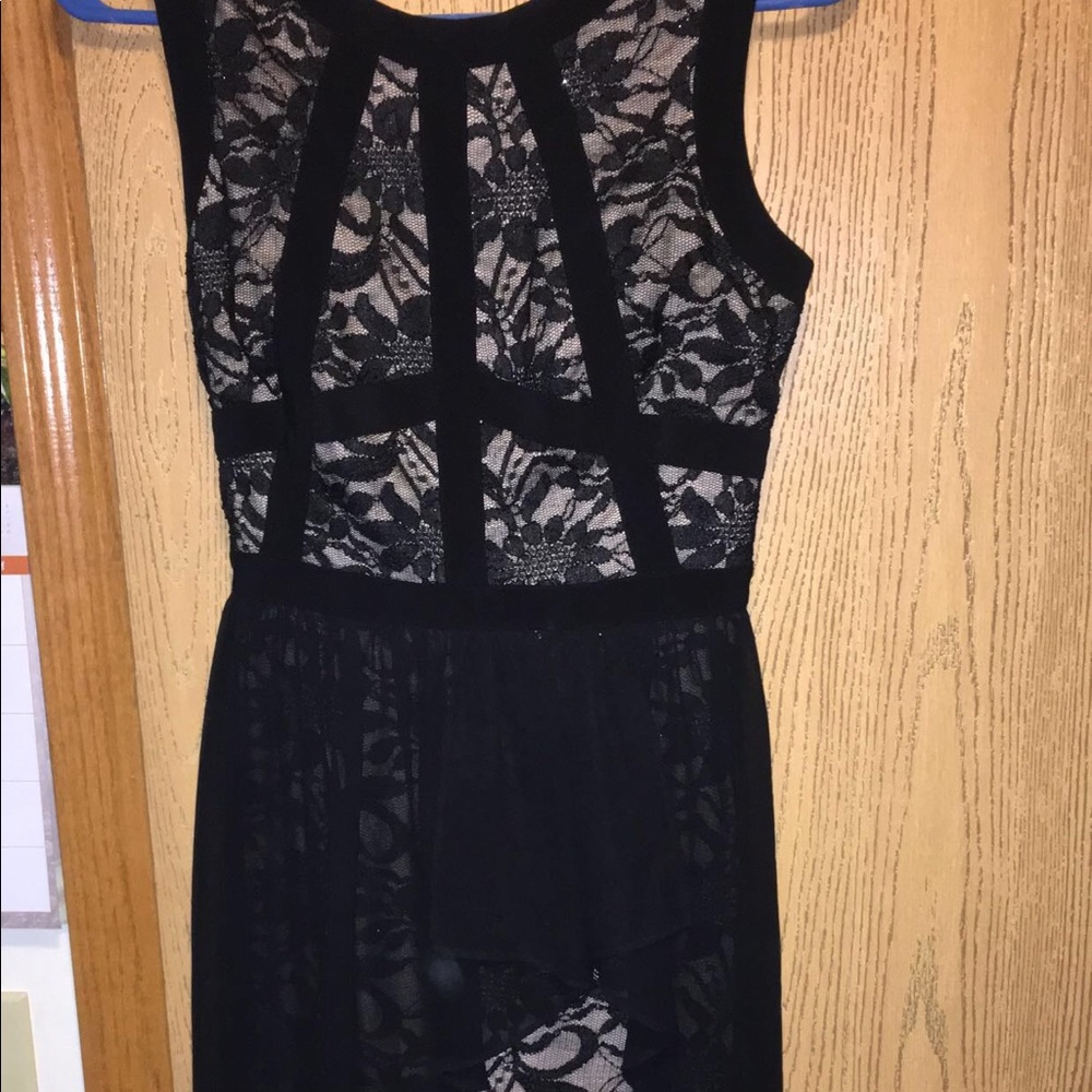 Windsor lace formal dress highfront lowback